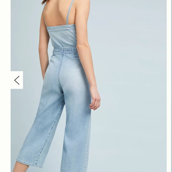 AG Adriano Goldschmied Giselle Denim Spaghetti Strap Jumpsuit Size Small EUC - Picture 4 of 11